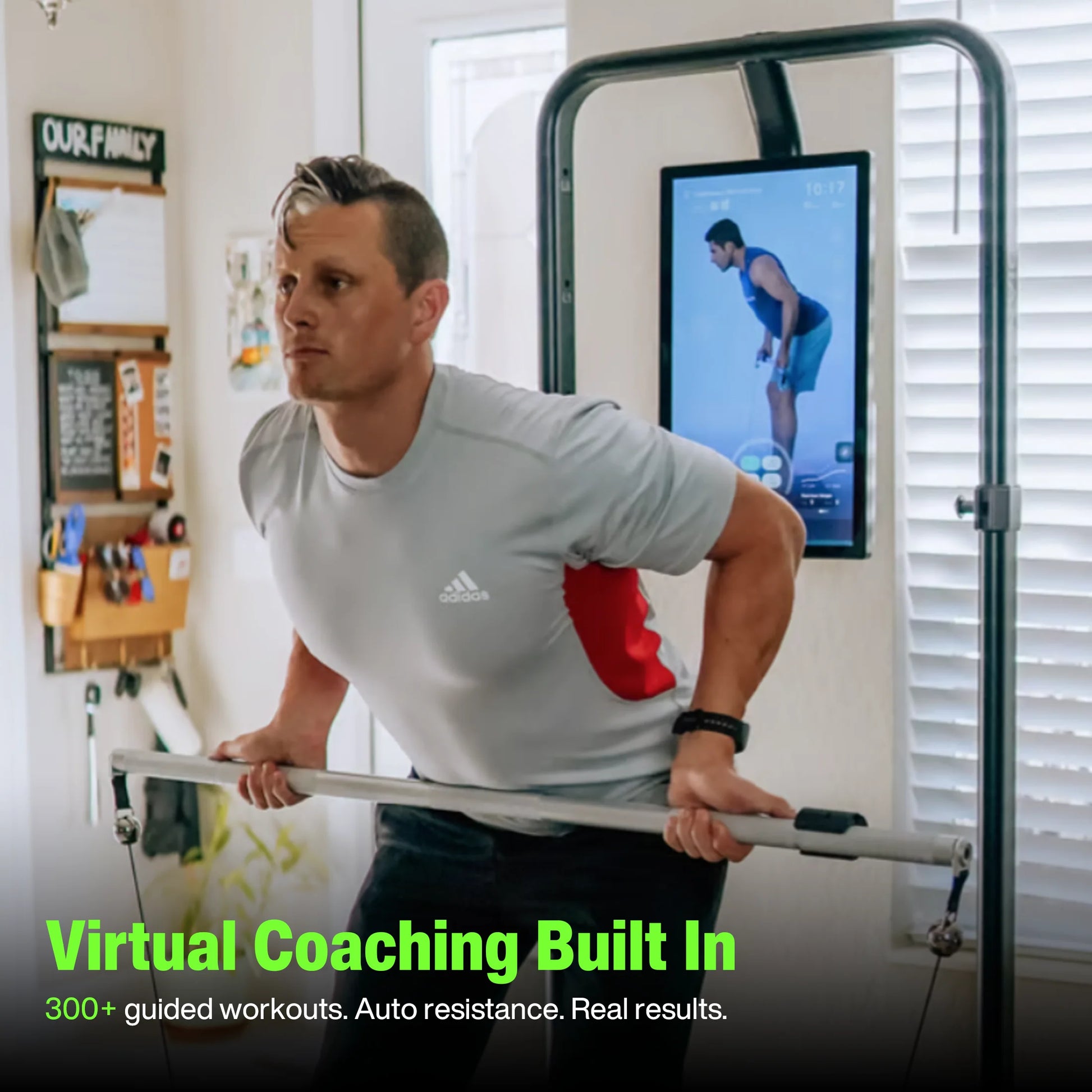 AI Smart Home Gym, All-In-One Digital Weight Workout Machine for Full Body Training