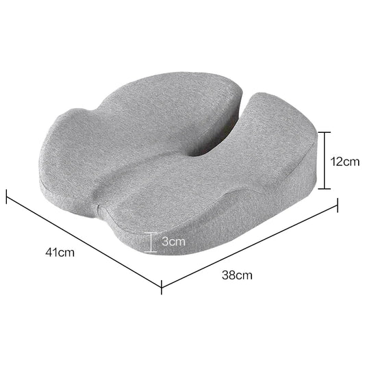 Memory Foam Seat Cushion Non Slip Orthopedic Prostate Cushion for Tailbone Sciaticaback Pain Relief Comfort Chair Car Seat