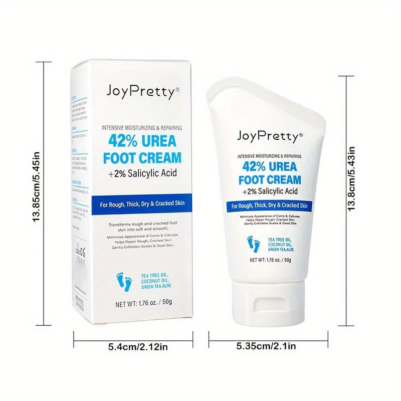 50G Urea Foot Cream, Moisturizing Foot Care Cream, Exfoliating Foot Skin Care Cream, Callus Remover Foot Cream, Pedicure Foot Care Products