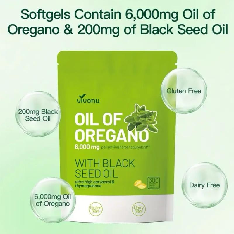 Oregano Oil Healthcare Dietary Supplement Natural