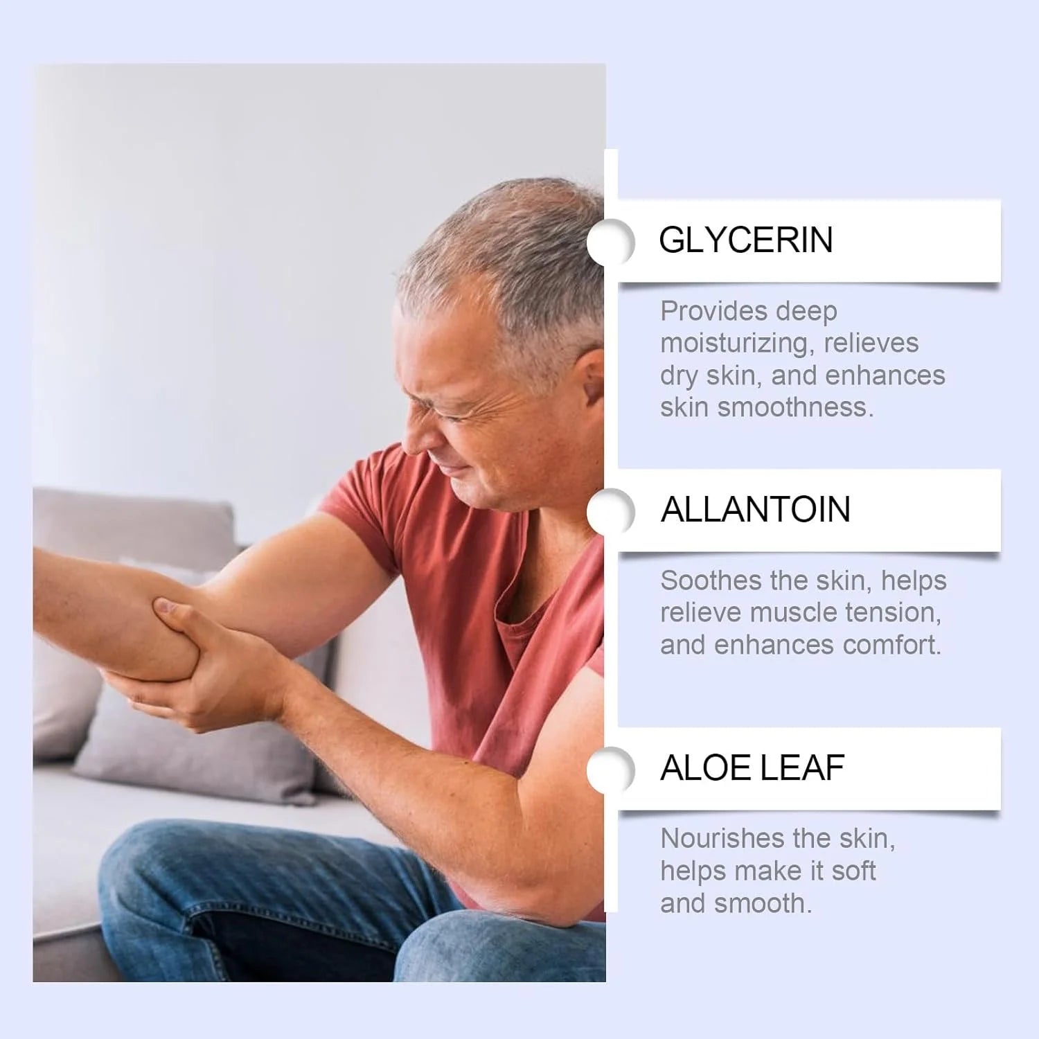 Soothing Cooling Gel 100G, Relieving Body Gel, Pain Relieving Gel, Fast Acting Clear Pain Relieving Gel, Cooling with Menthol and Frankincense, Relieve Muscle Tension (1PCS)