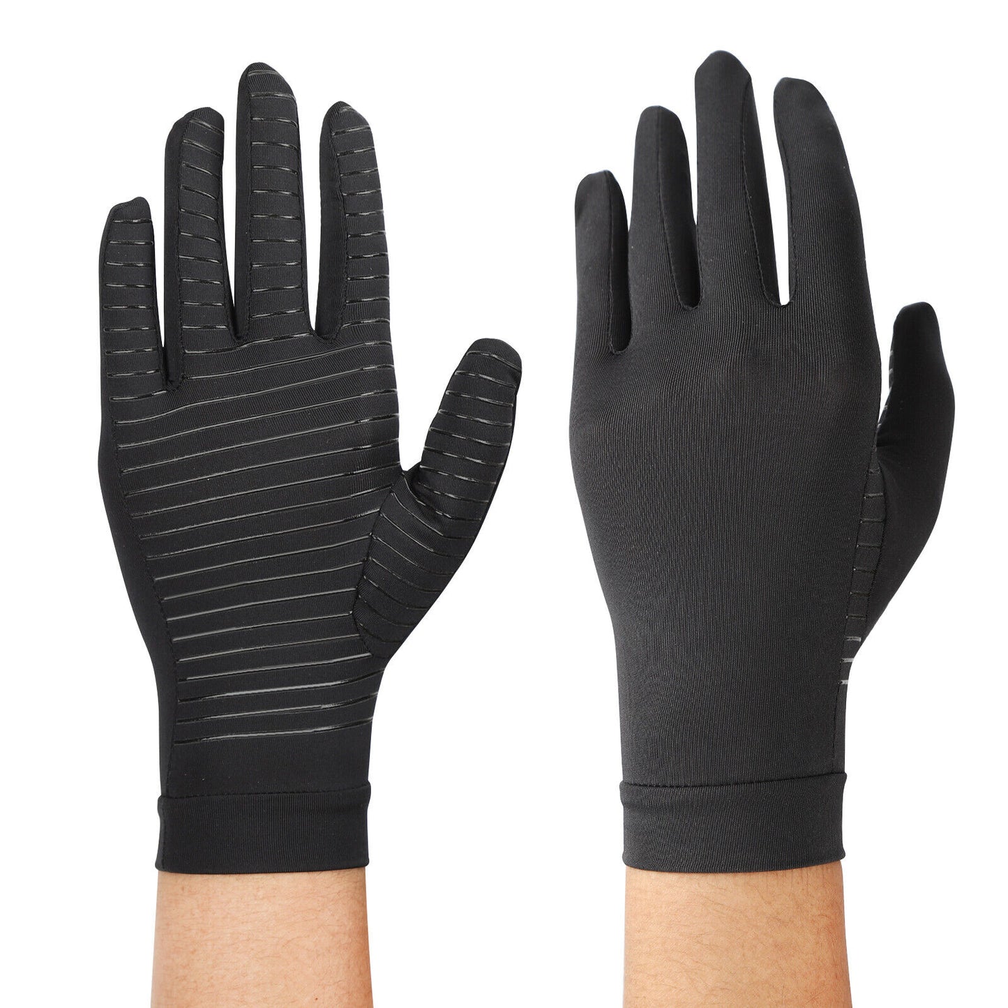 Copper Arthritis Compression Gloves Hand Wrist Brace Support Joint Pain Relief