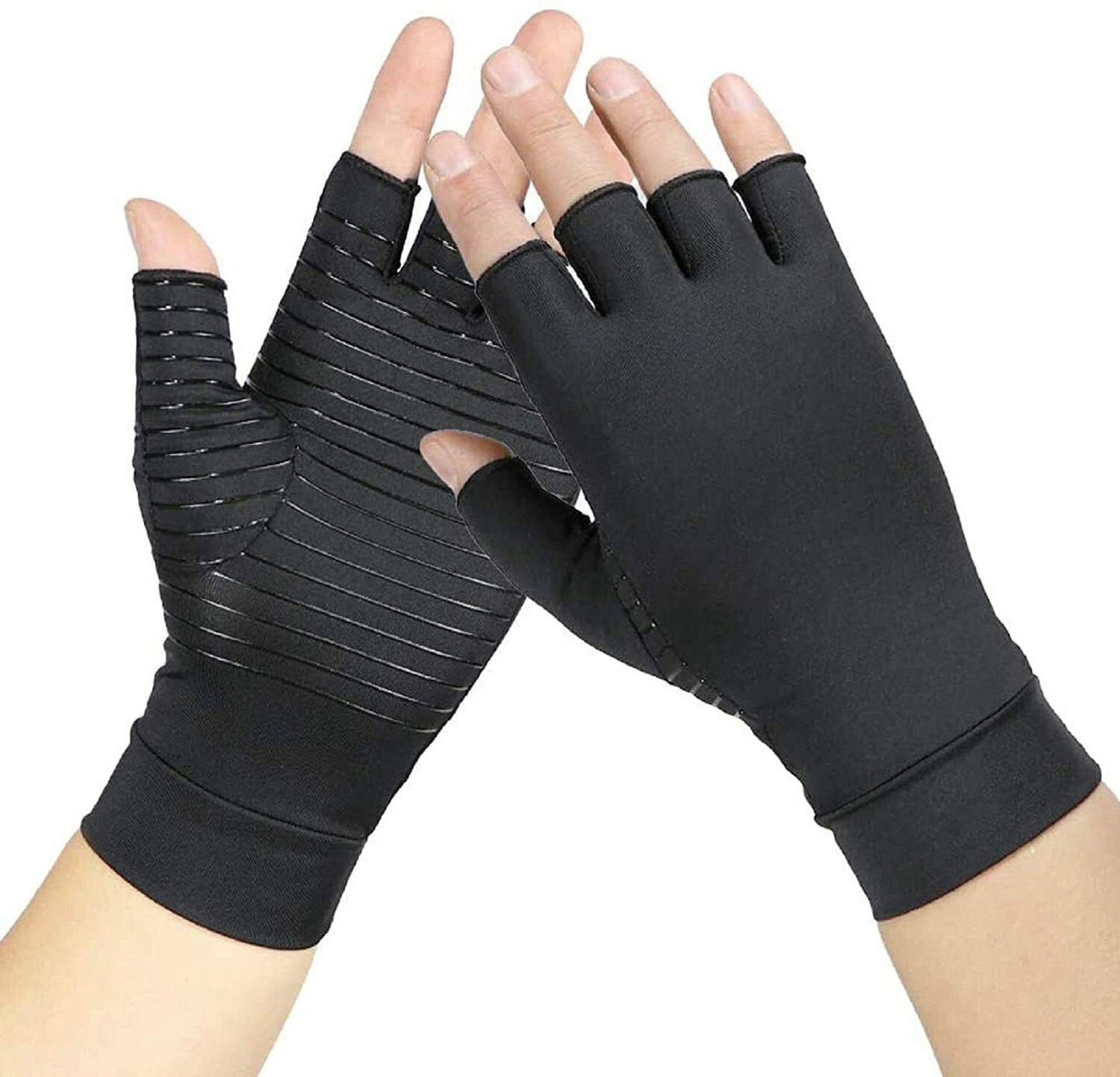 Copper Arthritis Compression Gloves Hand Wrist Brace Support Joint Pain Relief