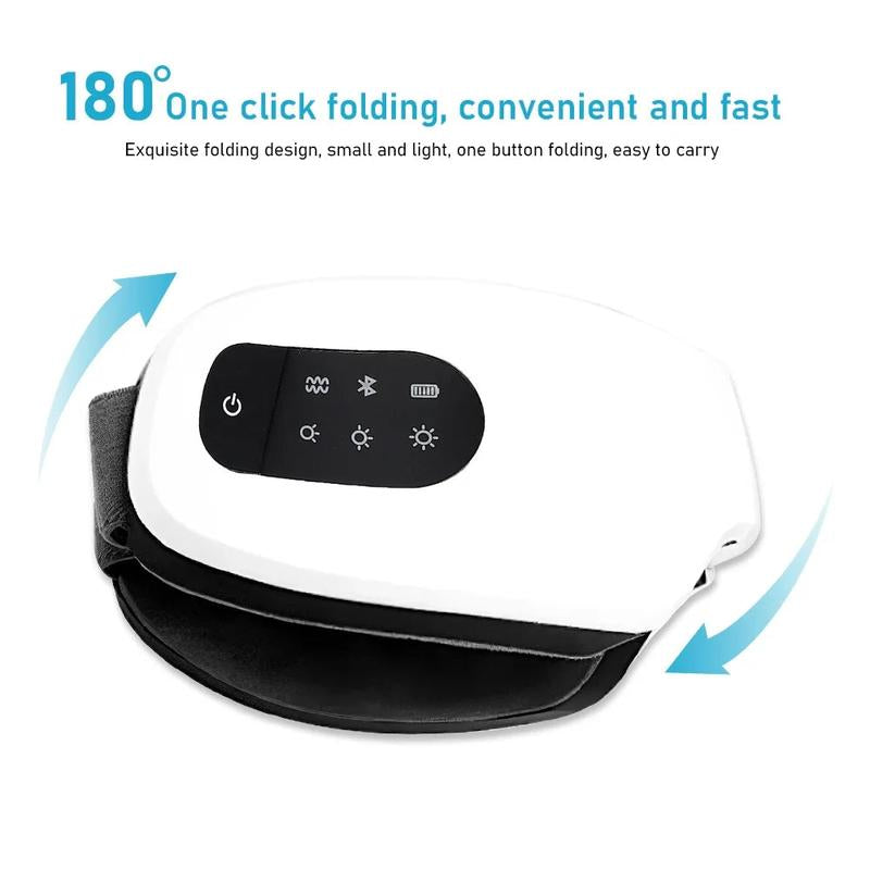 Bluetooth Eye Massager with Heat and Music