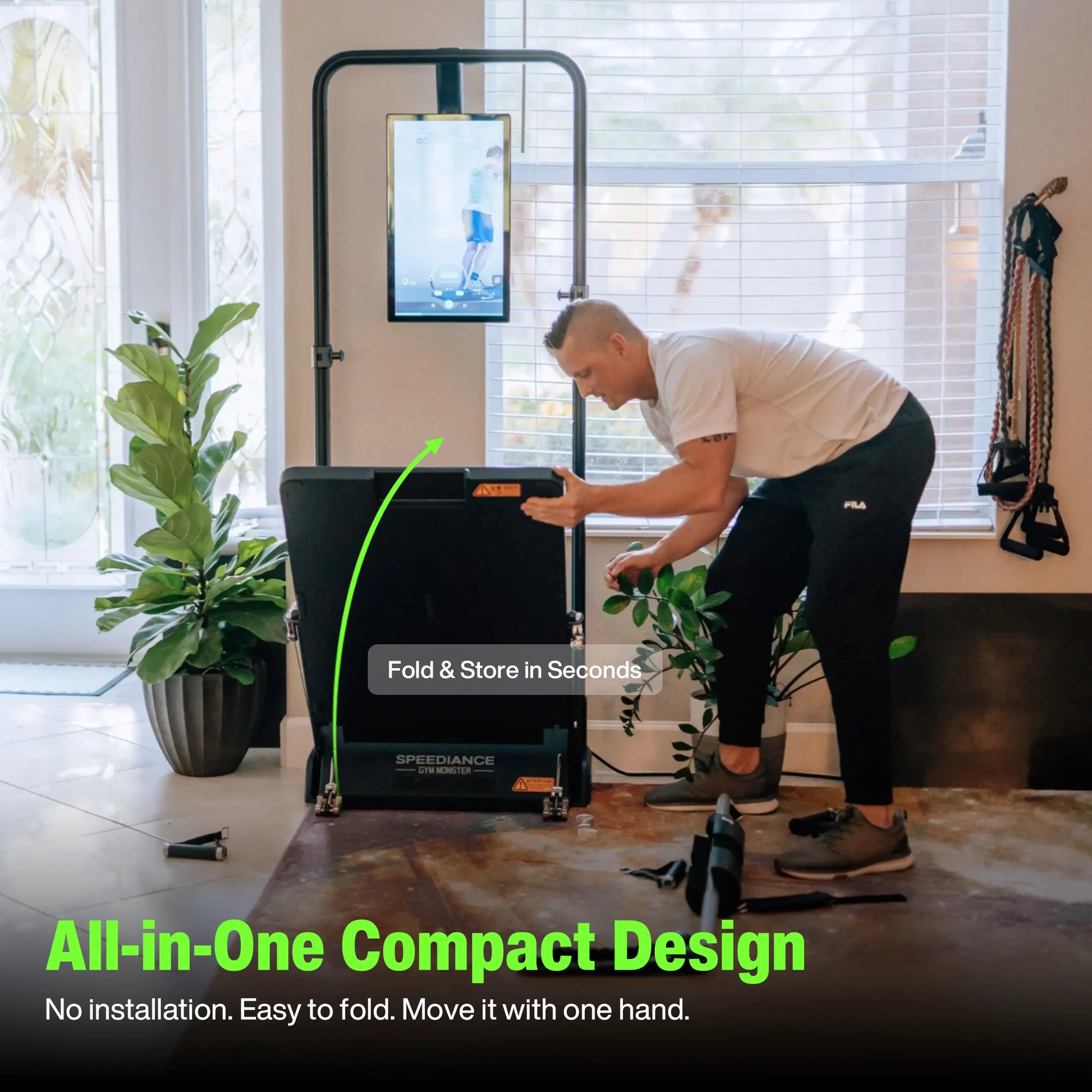 AI Smart Home Gym, All-In-One Digital Weight Workout Machine for Full Body Training