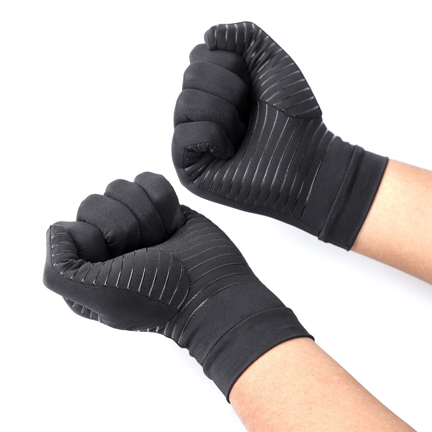 Copper Arthritis Compression Gloves Hand Wrist Brace Support Joint Pain Relief