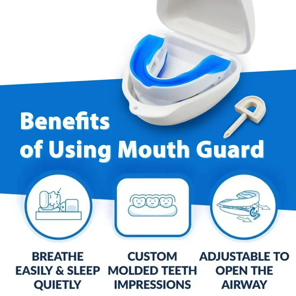 Mouthpiece anti Snore Mouth Guard Silicone anti Snoring Bruxism Sleeping Aid Apnea Guard Teeth Snoring Device Stop Snore Oral