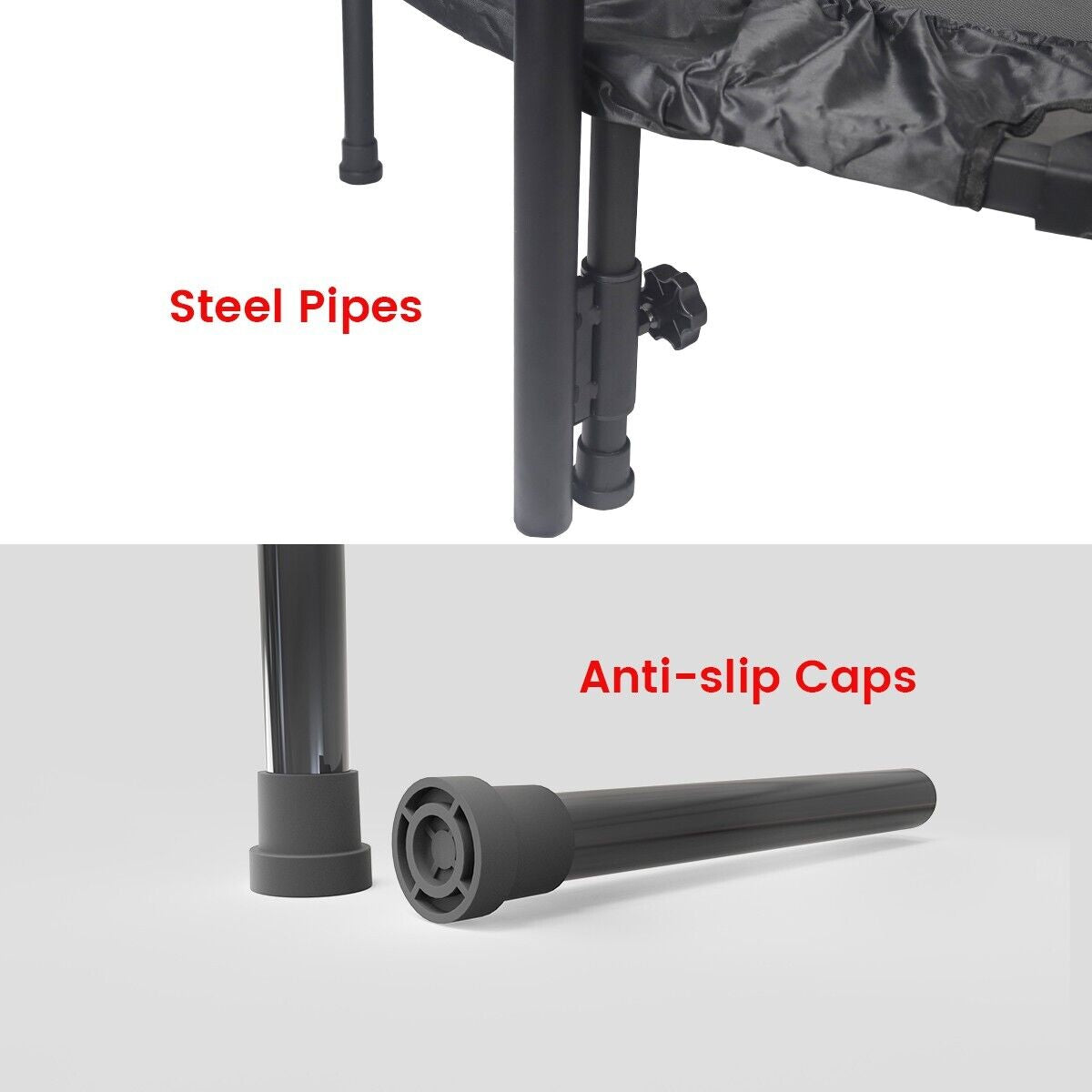 40" Mini Exercise Trampoline for Kids Adults Indoor Foldable Fitness Rebounder