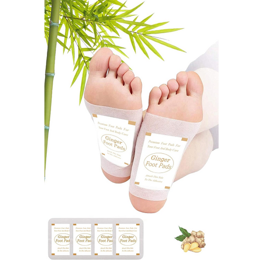 Natural Ginger Powder Bamboo Vinegar Foot Patches 20 Packs.