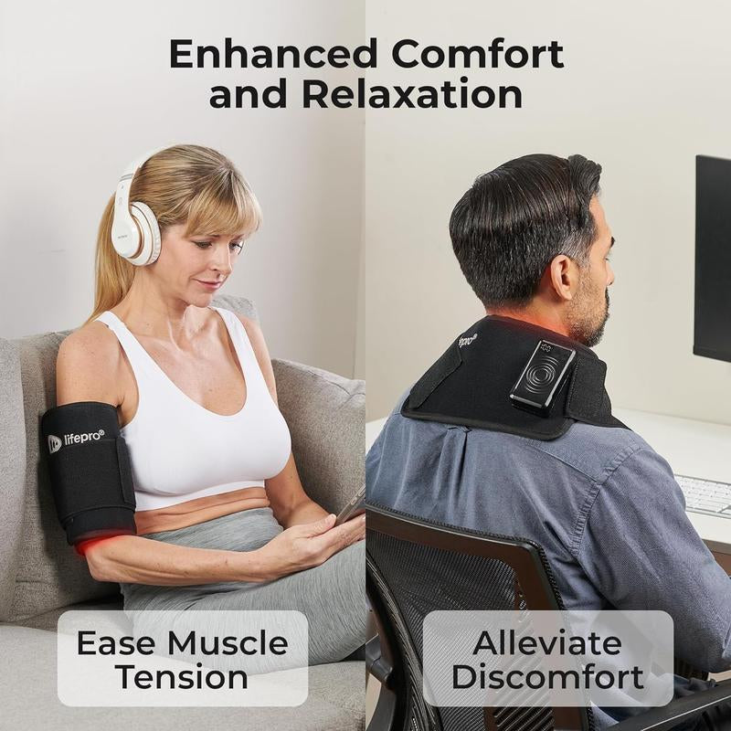 Lifepro Micro LED Light Therapy Belt - Enhance Recovery & Performance with LED Light Therapy | Adjustable Intensity & Vibration