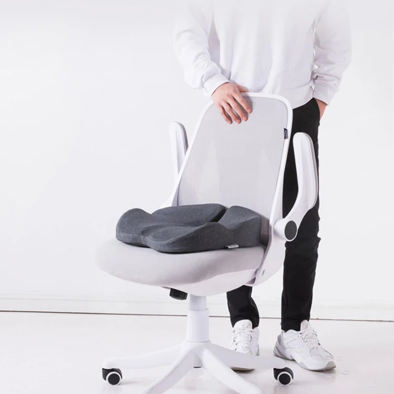 Memory Foam Seat Cushion Non Slip Orthopedic Prostate Cushion for Tailbone Sciaticaback Pain Relief Comfort Chair Car Seat