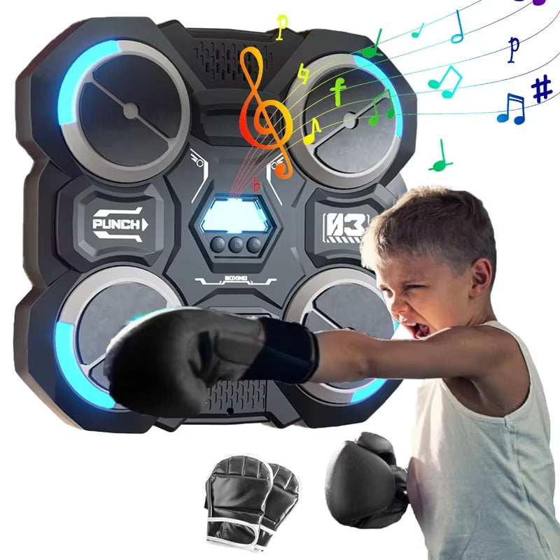 Funny Music Boxing Machine for Children Smart Music Boxing Machine Wall Mounted Decompression Wall Target Toys Boxing Trainer