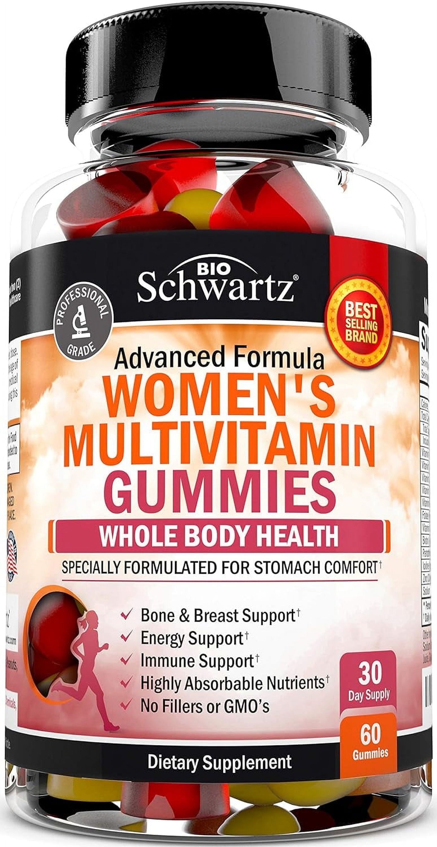 (2 Pack) Women'S Multivitamin Gummies | Immune Support Supplement | Mixed Berry Flavor, 60Ct