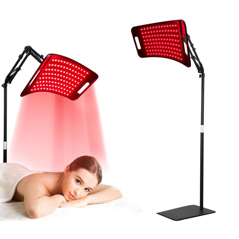 Infrared Light Therapy Lamp for Body & Face, 660Nm Light & 850Nm Infrared Panel, Adjustable Controller, Home Use Device