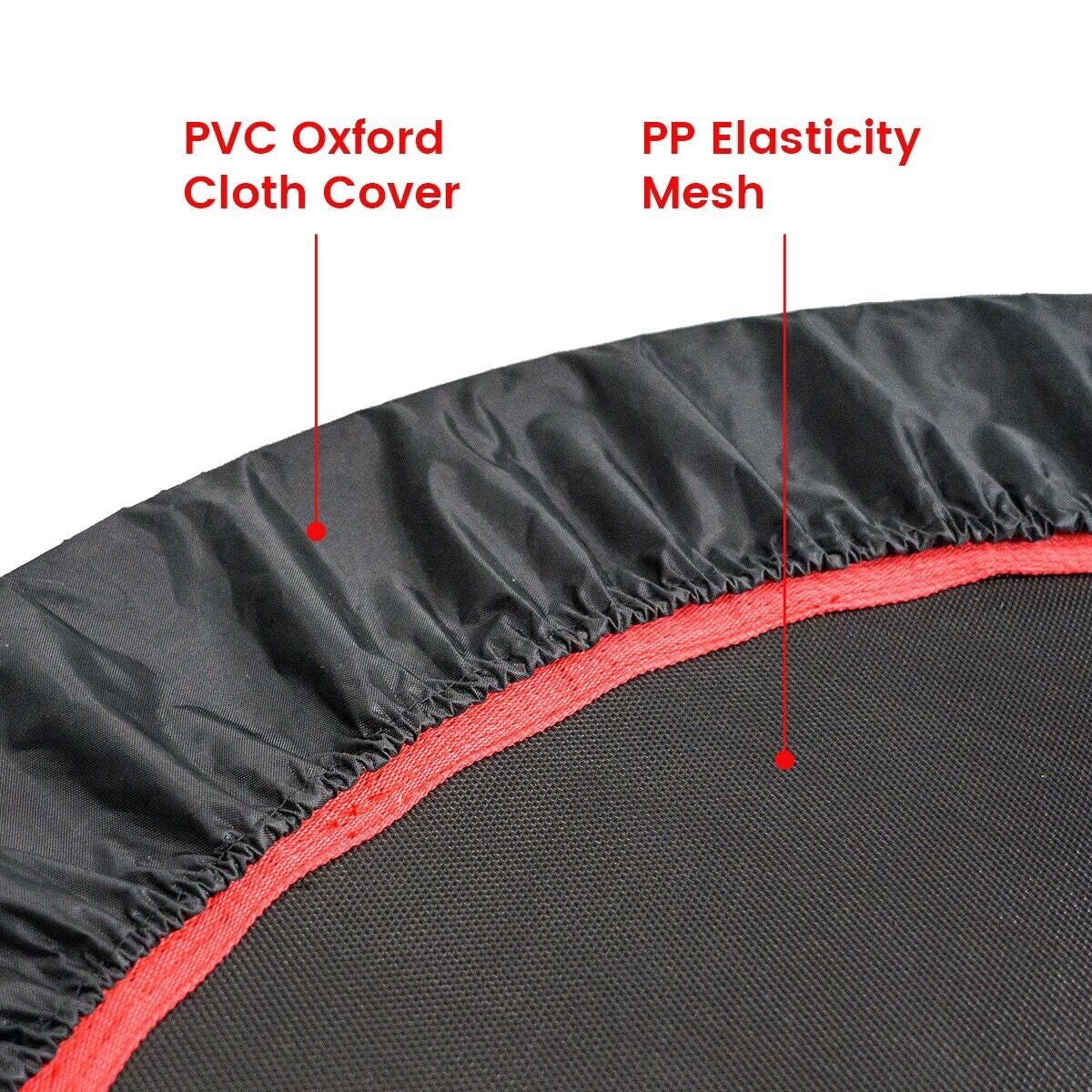 40" Mini Exercise Trampoline for Kids Adults Indoor Foldable Fitness Rebounder