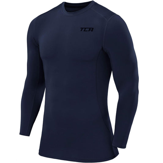 Men and Boys' Long Sleeve Compression Shirt, Athletic Workout Sports Undershirt Base Layer Top