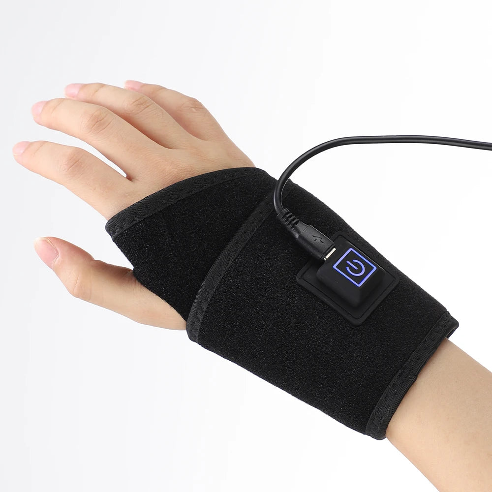 Red Light Therapy Sports Wrist Wraps 660Nm 850Nm 48 Lamp Beads Infrared Belt Support Brace Waist Heat Pad Hand Massager