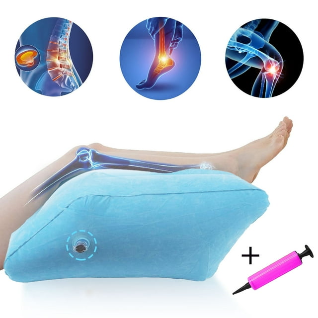 Inflatable Leg Rest, Leg Wedge Pillow for Raising Legs and Knee