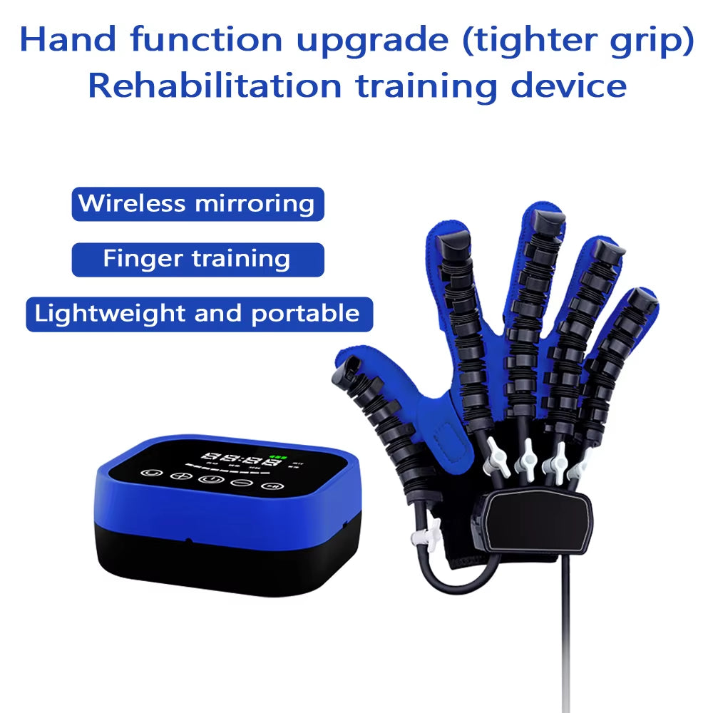 Hemiplegia Finger Rehabilitation Training Robot Gloves,Hand Exerciser,Hand Massager for the Stroke Patient Funtion Recovery