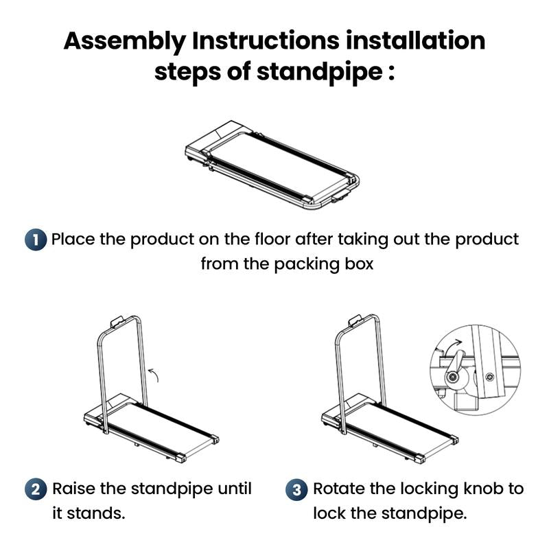 【New Arrival】Deals for You YAGUD Electric Folding Treadmill with Handrail, Low-Noise Motor – 265Lbs Weight Capacity Spacious Belt, Dual Shock Absorption, Remote Control & Wheels for Easy Moving – Includes Free Resistance Bands and Remote