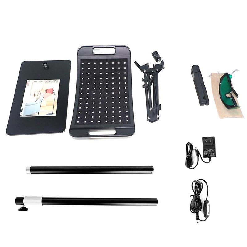 Infrared Light Therapy Lamp for Body & Face, 660Nm Light & 850Nm Infrared Panel, Adjustable Controller, Home Use Device