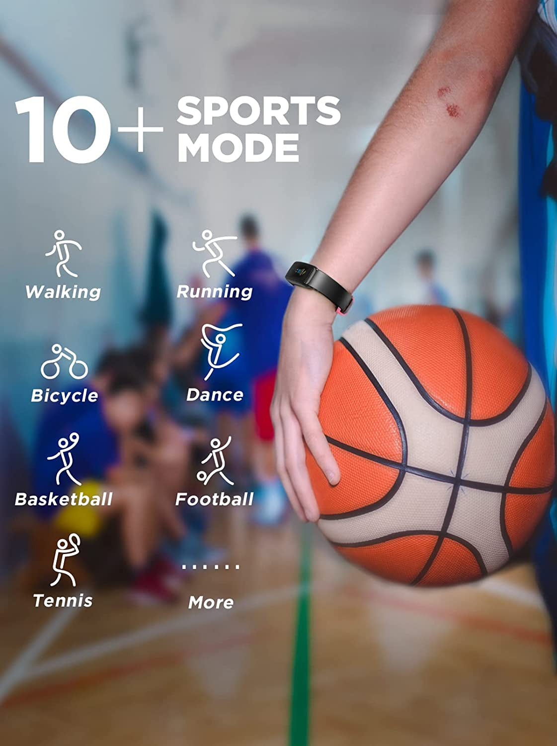 Vigor Kids Fitness Tracker for Girls & Boys Ages 5-15, Kids Watch with IP68 Waterproof, Pedometer, Activity Tracker with Heart Rate & Sleep Monitor, Calorie & Step Counter Watch
