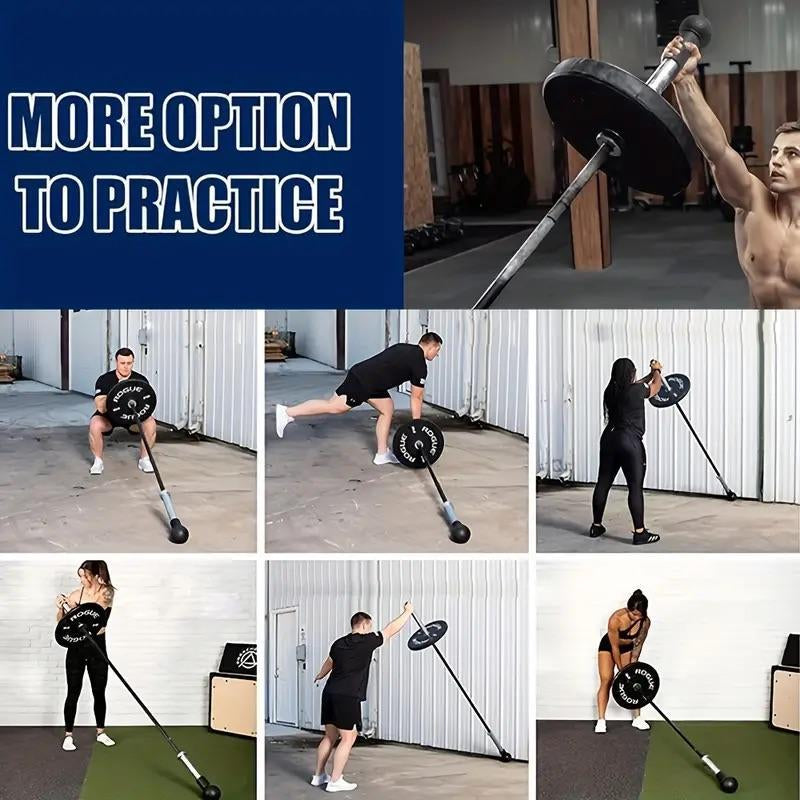 Landmine Attachment for Barbell, 360 Degree Rotatable Barbell Landmine Attachment, Fitness Equipment for Home Gym, Fits 2'' Olympic Bars, Home Fitness, Christmas Gift