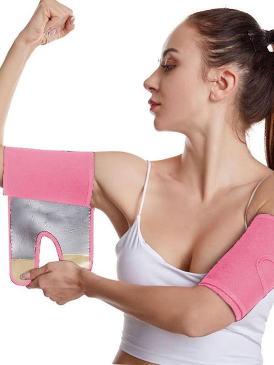 Sauna Sports Arm Sleeves, Neoprene Compression Sweat Arm Trimmer, Sports & Outdoor Accessories for Gym Workout, Gym Accessories, Workout, Neoprene Elbow Sleeves, Armsleeve, Protective Sleeves, Soft Protective Sleeves