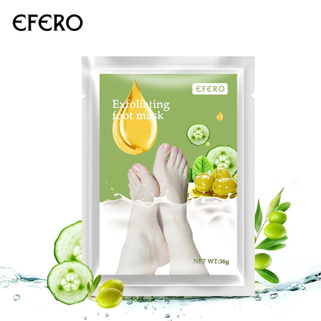 Spa Foot Soak Foot Socks 1 Foot Peeling Pair Exfoliating Feet Baby Skin Care Curved Foot File with Handle