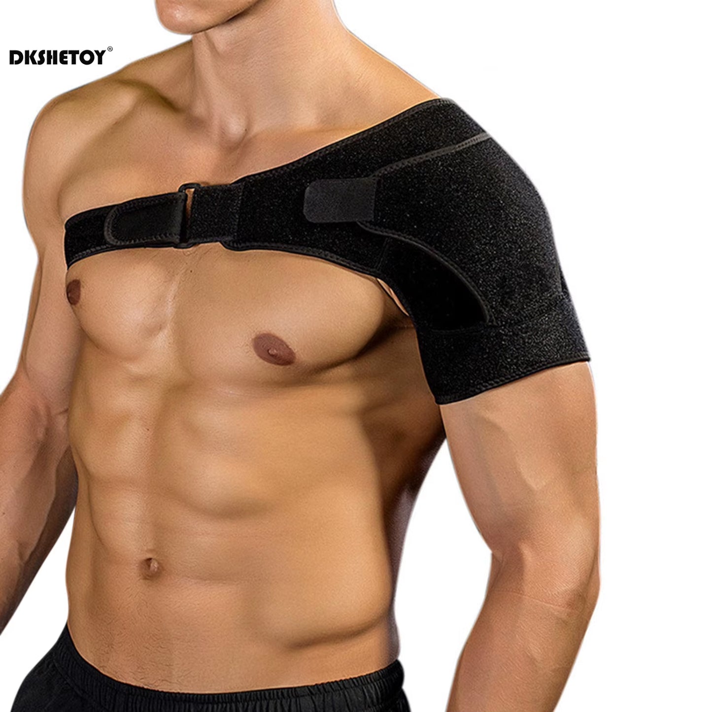 Support Brace for Torn Rotator Cuff Adjustable Shoulder Support Pad Belt Band Strap Wrap Compression Sleeves Back Brace Guard