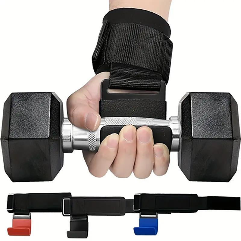 1 Pair Heavy Duty Weight Lifting Hooks with Padded Grip, Dumbbell Barbell Powerlifting Aid, Perfect for Pull Ups and Powerlifting, Gymtok, Weight Losing Products, Christmas Gift