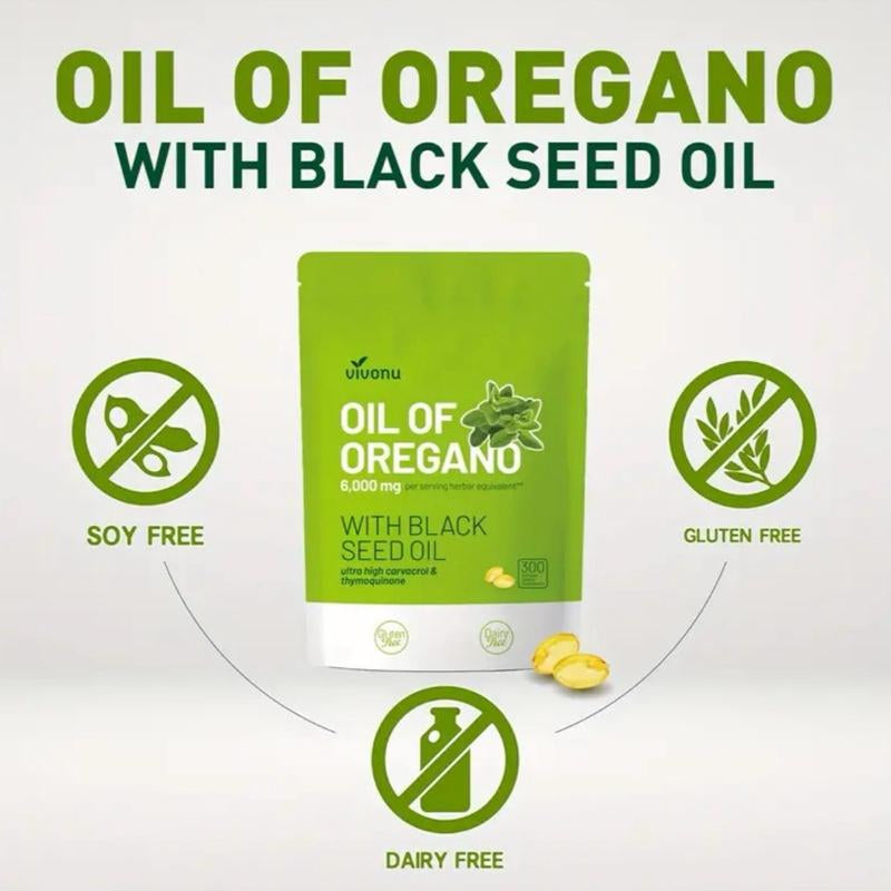 Oregano Oil Healthcare Dietary Supplement Natural