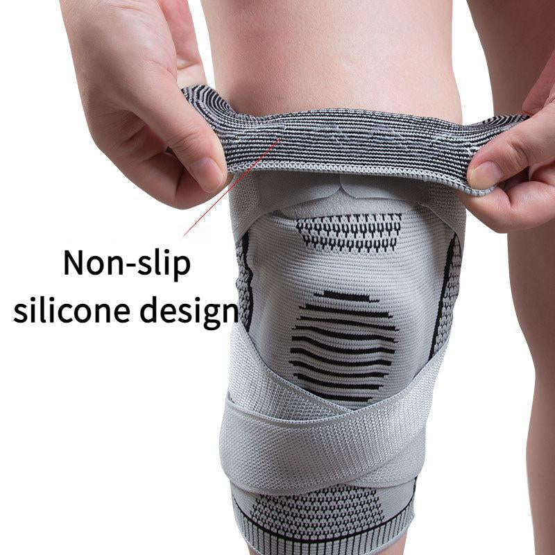 OLLAS Knee Braces, 2-Pack, Knee Support Compression Sleeves, Fitness Sports Knee Braces, Women'S & Men'S Compression Suitable for Running, Fitness, Basketball