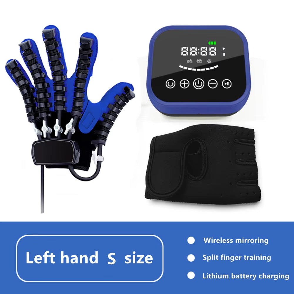Hemiplegia Finger Rehabilitation Training Robot Gloves,Hand Exerciser,Hand Massager for the Stroke Patient Funtion Recovery