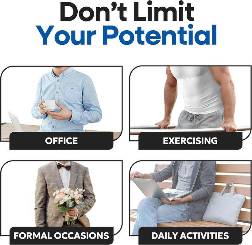 Compression Shirt for Men | Gynecomastia Compression Tank Top Men | Mens Shapewear Compression Shirts Workout Gym Clothing Workout Vest