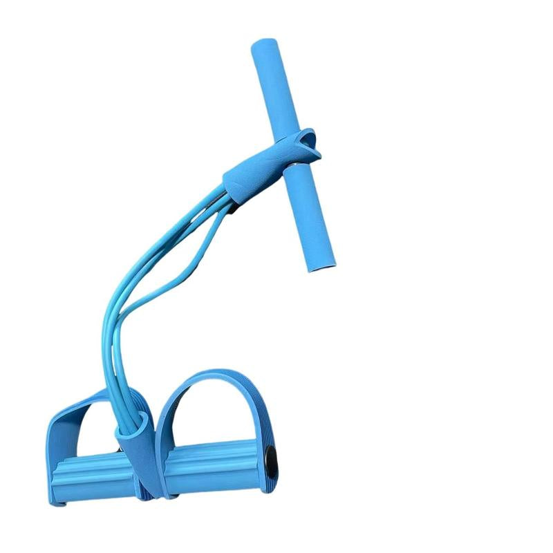 Resistance Band, 4-Tube Foot Pedal Resistance Band, Fitness Equipment for Home Gym Workout