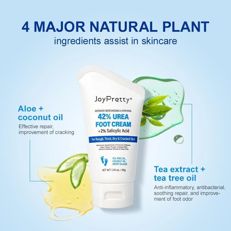 50G Urea Foot Cream, Moisturizing Foot Care Cream, Exfoliating Foot Skin Care Cream, Callus Remover Foot Cream, Pedicure Foot Care Products