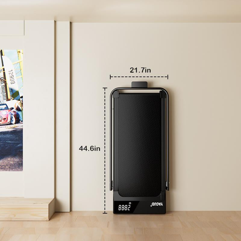 【New Arrival】Deals for You YAGUD Electric Folding Treadmill with Handrail, Low-Noise Motor – 265Lbs Weight Capacity Spacious Belt, Dual Shock Absorption, Remote Control & Wheels for Easy Moving – Includes Free Resistance Bands and Remote