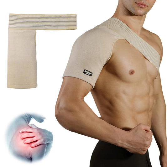 Support Brace for Torn Rotator Cuff Adjustable Shoulder Support Pad Belt Band Strap Wrap Compression Sleeves Back Brace Guard