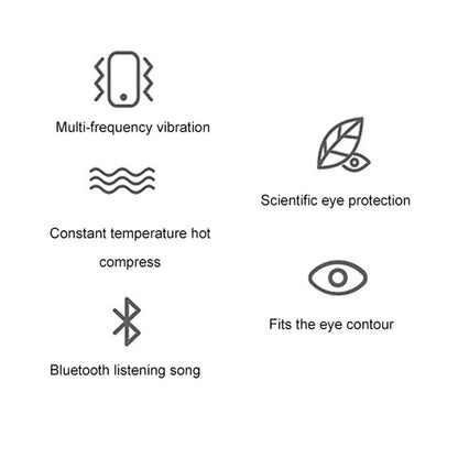 Bluetooth Eye Massager with Heat and Music