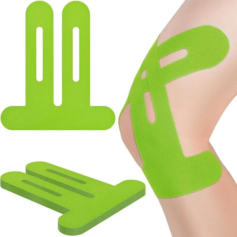 Precut Kinesiology Tape for Knees,15-30 Pcs -Elastic Knee Support & Stability, Pain Reliefwaterproof, Breathable, Hypoallergenic Athletictape