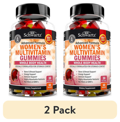 (2 Pack)  Women'S Multivitamin Gummies | Immune Support Supplement | Mixed Berry Flavor, 60Ct