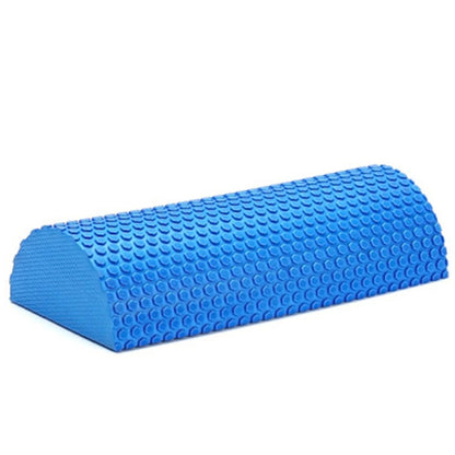Half round EVA Foam Roller Semi-Circular Massage EVA Foam Shaft Yoga Pilates Fitness Equipment with Massage Floating Point