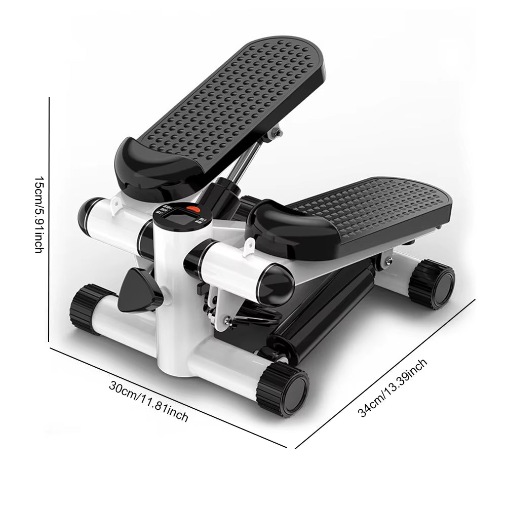 Mini Stepper Stair Stepper Max 120Kg Pedal Stepper LED Display Slimming Treadmill with Pull Rope for Slimming Exercise