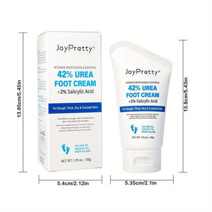 50G Urea Foot Cream, Moisturizing Foot Care Cream, Exfoliating Foot Skin Care Cream, Callus Remover Foot Cream, Pedicure Foot Care Products