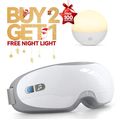 Restnature Eye Massager - Eye Massager with Heat Music, Birthday Gifts for Women Mom, Eye Care Relaxation Self Care Christmas Gifts for Women, Reduce Eye Strain