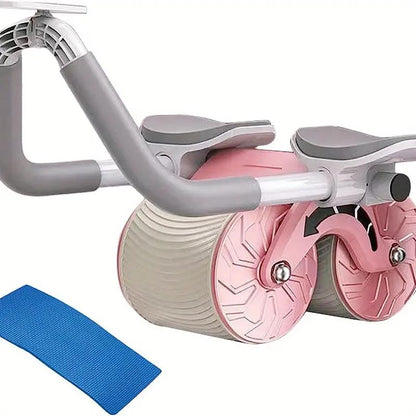 Tekdeals Elbow Support Automatic Rebound Abdominal Wheel, Ab Roller for Abdominal Exercise Machine, Abs Workout Equipment, Dolly Core Strengthening Trainer Fitness Belly Training