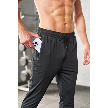 4-PACK Men'S Stretch Jogger Pants, Comfortable Athletic Pants with Pockets for Active Wear, Lightweight & Breathable