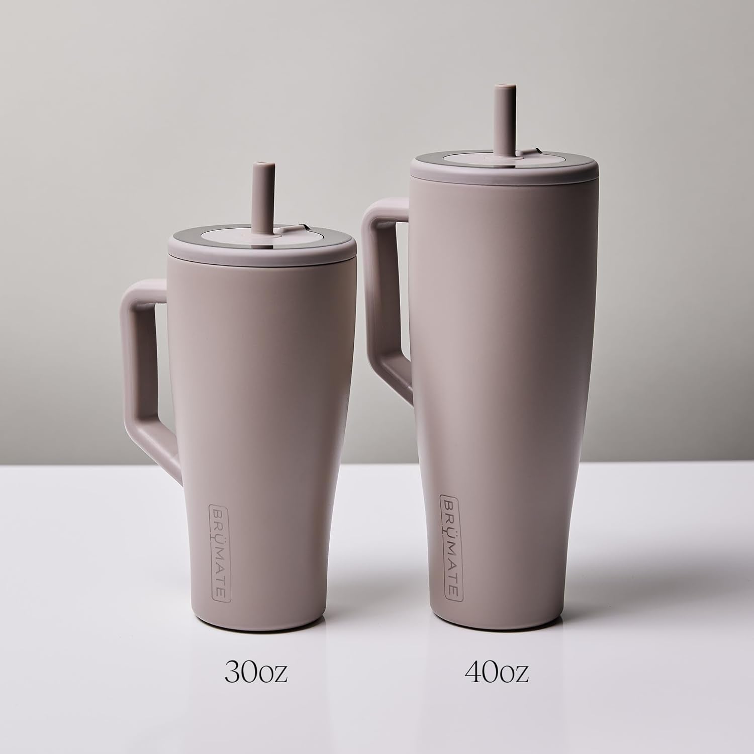 Era 40 Oz Tumbler with Handle and Straw | 100% Leakproof Insulated Tumbler with Lid and Straw | Made of Stainless Steel | Cup Holder Friendly Base | 40Oz (Dune)