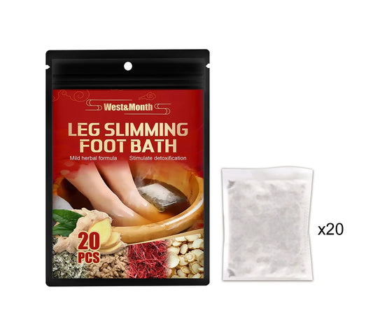 20 Pcs Ginger Foot & Hand Salts & Soaks Foot Care,Eliminate Fatigue Improve Sleeping Foot Pain Foot Care Treatment